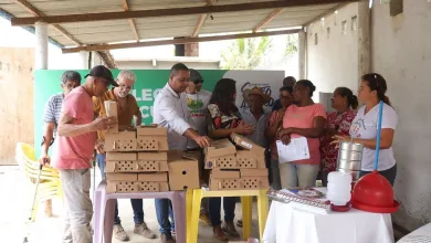 Prefeitura de Santo Amaro realiza entrega de kits produtivos de galinha caipira a agricultores. Foto: Reprodução/Ascom Santo Amaro