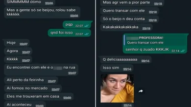 Print de conversa em que professora admite a aluna ter beijado aluno de 14 anos — Foto: Reprodução