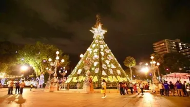 Natal no Campo Grande. Reprodução: Lucas Moura/Secom