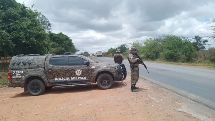 Operação Força Total abrange todos os 417 municípios do estado e efetivo total dos militares. Foto: Divulgação / PM-BA