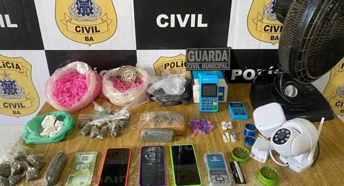 Polícia Civil prende dois homens em flagrante por tráfico de drogas- Foto: Divulgação/Ascom/PC