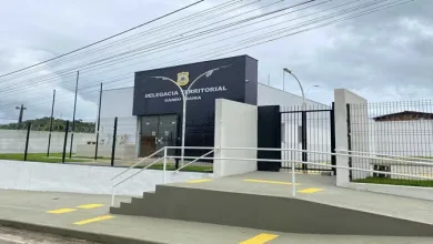 Crimes são investigado na delegacia de Gandu, no sul da Bahia. — Foto: Divulgação/Secom