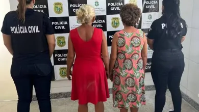 Duas irmãs foram presas por suspeita de mandar matar irmã mais nova e o cunhado em disputa por herança — Foto: Polícia Civil