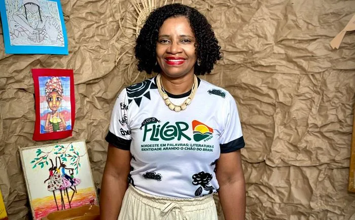 Gilmara Belmon, secretária de Educação, Cultura e Esporte de Amélia Rodrigues - Foto: Fala Genefax